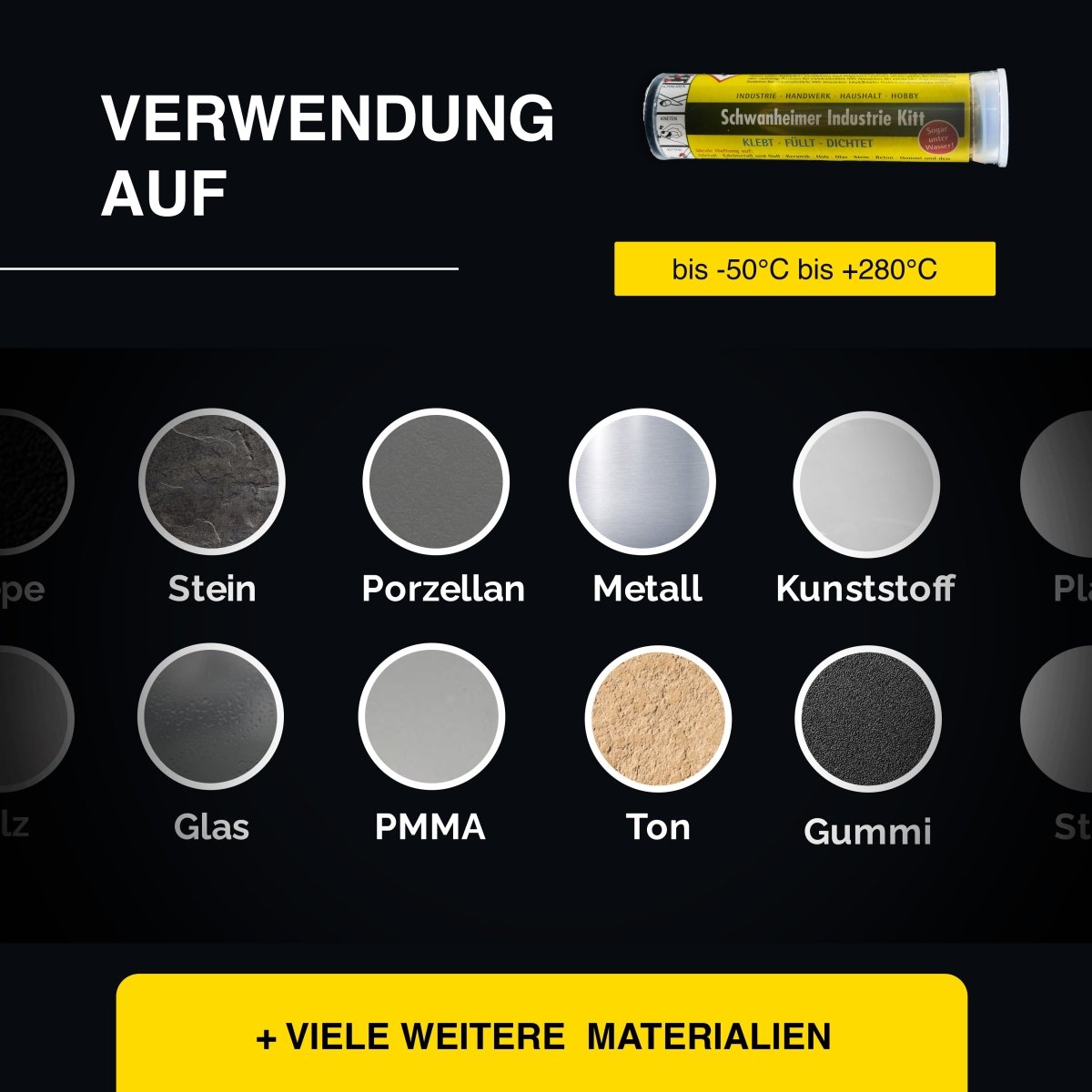 Schwanheimer Industriekitt - 2K Kleber hitzebeständig, wasserfest & druckbeständig - extra starkes 2k Epoxy Kleber zum kleben , füllen & dichten für Beton, Metall, Holz, Karosserien, Rohre uvm. (60g) Schwanheimer Industriekitt - 2K Kleber hitzebeständig, wasserfest & druckbeständig - extra starkes 2k Epoxy Kleber zum kleben , füllen & dichten für Beton, Metall, Holz, Karosserien, Rohre uvm. (60g)
